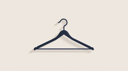 Hanger. Vector illustration for fashion e-commerce websites, apps and design elements. isolated on white background - obrazy, fototapety, plakaty
