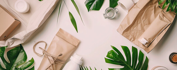 Eco-friendly products and packaging, the zero-waste lifestyle
