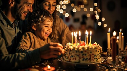 Vintage Child's Birthday Celebration in the Retro Vibes of the 80s and 90s Party