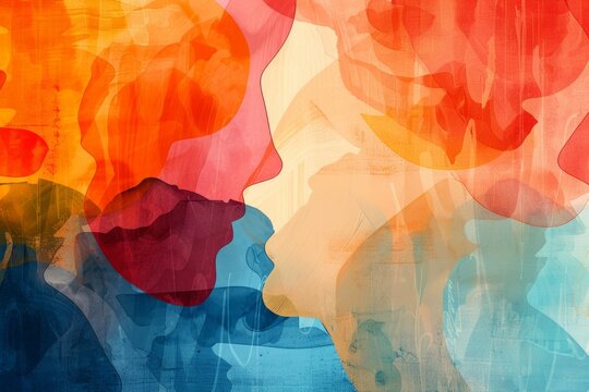 abstract background for Mental Health or  Maternal Mental Health Month 