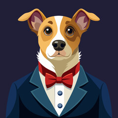 Minimalist simple cute cherry, dragoon, cat, car blossom heart  dressed up dog silhouette logo tshirt ai victor silhouette graphic elemant design illustration