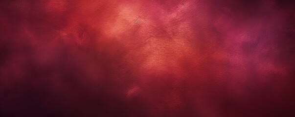 Maroon grainy background with thin barely noticeable abstract blurred color gradient noise texture banner pattern with copy space - obrazy, fototapety, plakaty