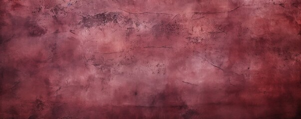 Maroon barely noticeable color on grunge texture cement background pattern with copy space