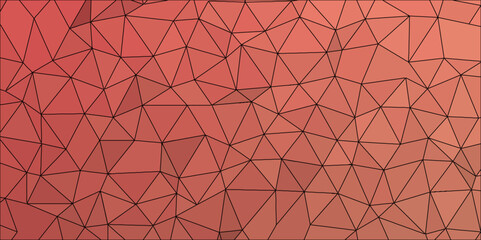 Abstract 3D Low Poly Fractal Design triangle shapes Modern MultiColor Gradient mosaic textured background. For Interior design & Backdrop Websites, Presentations, Brochures, Social Media Graphics. © Phenomena