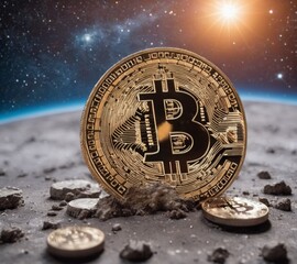 Bitcoin in Outer Space: Digital Currency Soars on Alien Planet