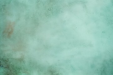 Mint barely noticeable color on grunge texture cement background pattern with copy space 