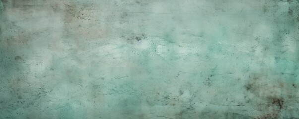 Mint barely noticeable color on grunge texture cement background pattern with copy space  - obrazy, fototapety, plakaty
