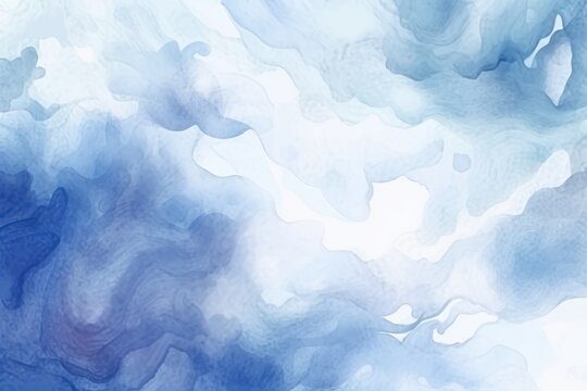 Navy abstract watercolor stain background pattern 