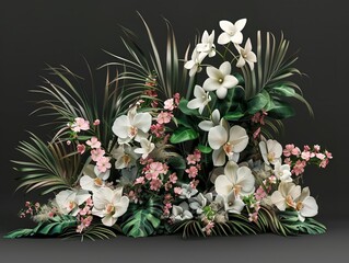 A stunning 3D floral arrangement symbolizing preparedness and cooperation
