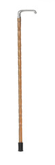 silver walking cane isolated on white background - 774301862