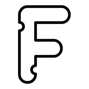 recommend clip art: F letter mice font.