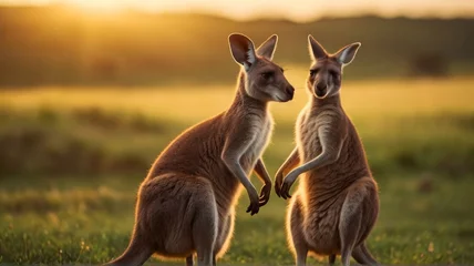  kangaroo in the grass © Victoria