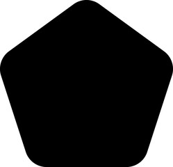 Geometric shapes vector. Set of geometric rounded kid toys shapes - geometric rounded shapes black vector illustration.