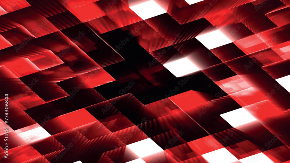 Poster abstract pattern, seamless mosaic background. abstract technology background consisting of glowing b