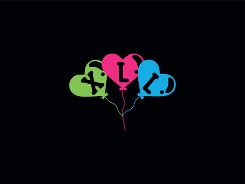 Creative Balloon XLL Logo Letter