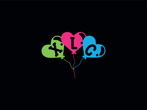 Creative Balloon XLC Logo Letter