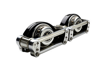 Crossed Roller Slides on transparent background.