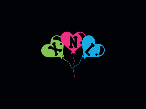 Colorful XNL Letter Logo Image