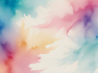 abstract watercolor background, bohemian pastel colors