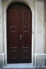 Old wooden doors, antique gate