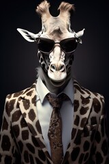 Obraz premium Animal fashion model