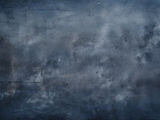 Fototapeta na wymiar Navy barely noticeable color on grunge texture cement background pattern with copy space 