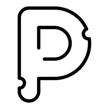 recommend clip art: P letter mice font.