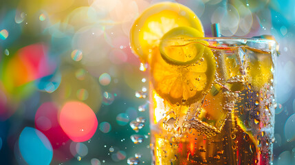 Celebrate Summer with a Refreshing Splash of Cola: A Fizzy Drink Chilled to Perfection