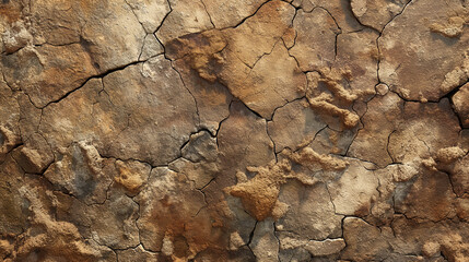 Cracked Earth Texture: A Symbol of Drought and Climate Challenge