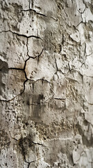 Close-Up of Aged Wall with Peeling Paint and Cracks