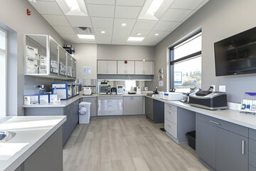 Modern Veterinary Clinic Interior