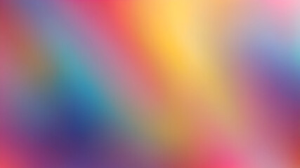 Obraz premium Multicolor amazing defocus background. Red blue yellow pink violet gradient abstract pattern. Rainbow colorful blur illustration. Attractive creative formless template.