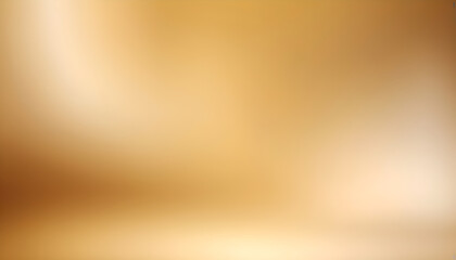 Gold gradient blurred background with soft glowing backdrop, background texture for design