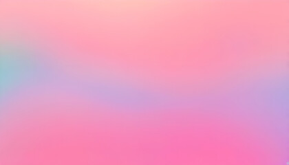 Abstract pink pastel holographic blurred grainy gradient background texture. Colorful digital grain soft noise effect pattern. Lo-fi multicolor vintage retro design