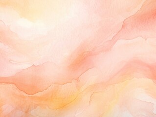 Obraz na płótnie Canvas Peach abstract watercolor stain background pattern 