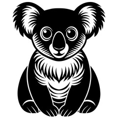 panda silhouette vector illustration svg file