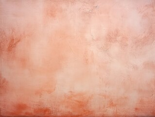Peach barely noticeable color on grunge texture cement background pattern with copy space 