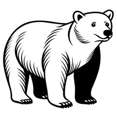 Fototapeta premium wildlife silhouette vector illustration svg file