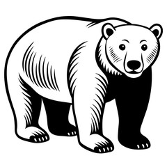 wildlife silhouette vector illustration svg file