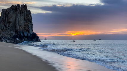 Cabo San Lucas Mexico Beach at Sunrise