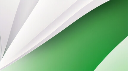 シンプルな緑白の抽象的な背景ジオメトリの輝きとプレゼンテーション デザインのレイヤー要素ベクトル。ビジネス、法人、団体、パーティー、お祝い、セミナー、講演会などに最適です。 - obrazy, fototapety, plakaty
