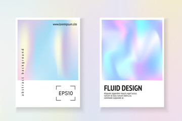 Holograph Presentation. Vintage Concept. Abstract Foil. Chrome Design. Iridescent Fluid. Blue Spectrum Cover. Isolated Metal Backdrop. Purple Holograph Presentation