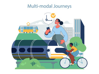 Multi-modal Journeys concept.