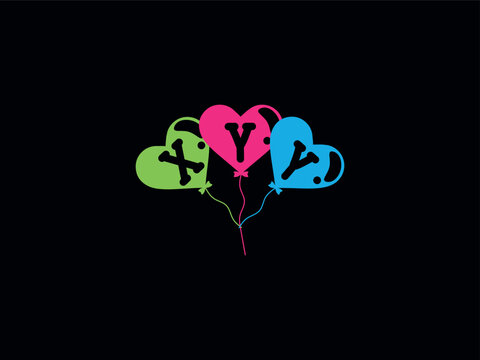 Initial Letter XYY Logo For Baby Shop