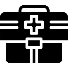 Obraz premium Aid, box, first, medical, medicine Icon