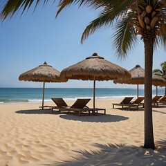 Urlaub auf einsamer Insel. Generative AI Technologie