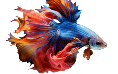 A mesmerizing fish gracefully glides through the shimmering waters