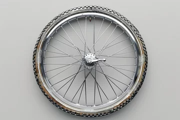 Fotobehang The modern of a bicycle wheel © Diana