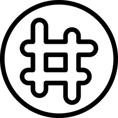 Business, hashtag, marketing Icon