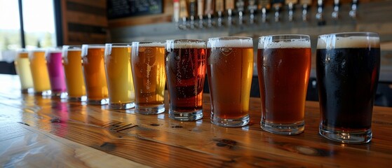 Local microbreweries producing unique and flavorful craft beers